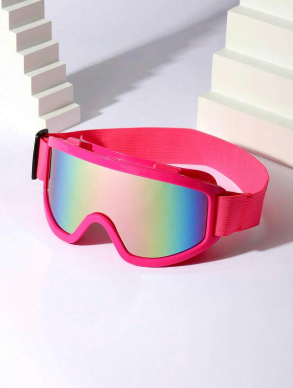 Hot Pink Moto Goggles