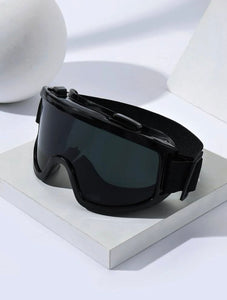 Black Moto Goggles